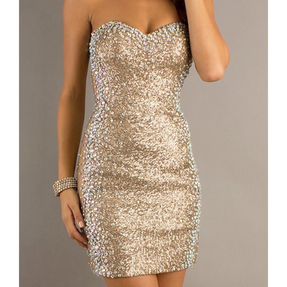 Milano Formals sequin prom dress